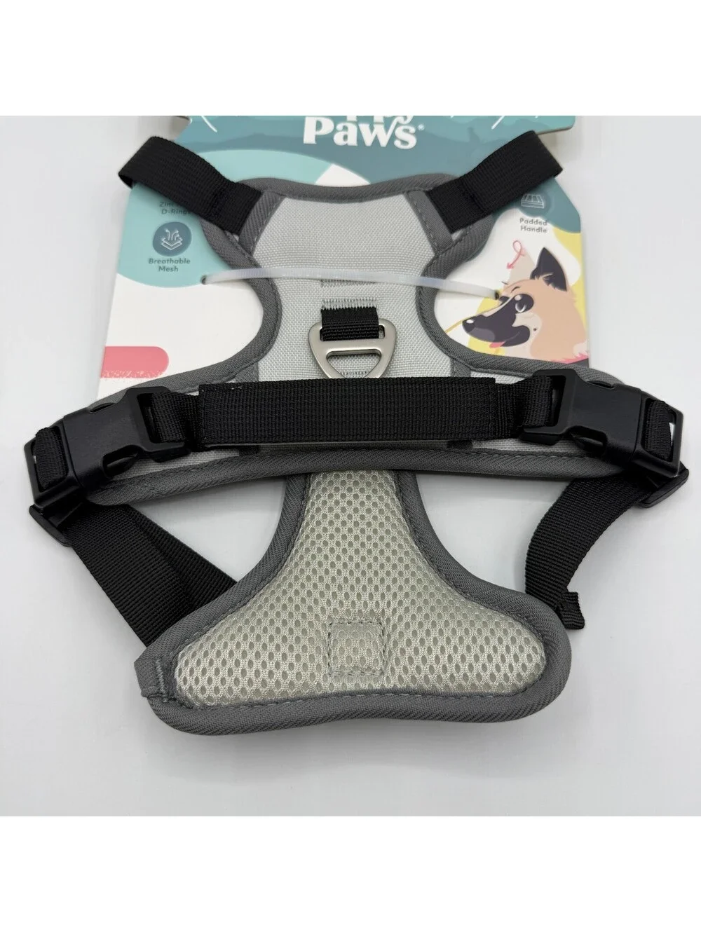 ZippyPaws No Pull Dog Harness Small Gray Grey 10 to 20 lbs ZPC-C0002 Zippy Paws